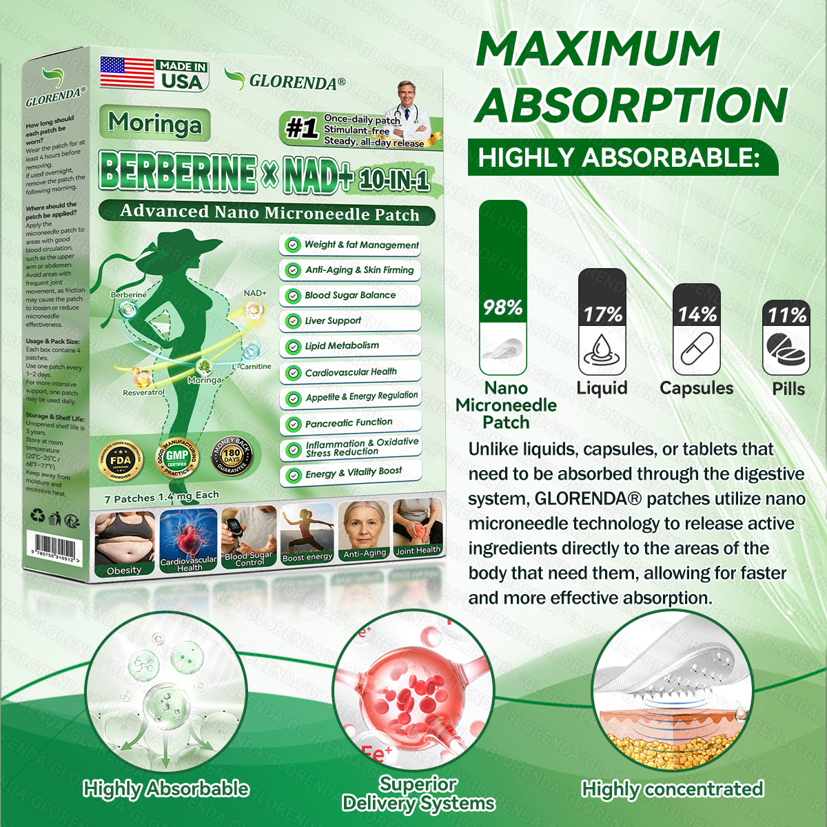 𝑶𝒇𝒇𝒊𝒄𝒊𝒂𝒍 𝑺𝒕𝒐𝒓𝒆  | 🍎✨𝐆𝐋𝐎𝑹𝑬𝑵𝑫𝗔®𝑴𝒐𝒓𝒊𝒏𝒈𝗮 · 𝗕𝗲𝗿𝗯𝗲𝗿𝙞𝙣𝙚 × 𝙉𝘼𝐃+ 𝟏𝟎-𝐢𝐧-𝟏 𝗔𝗱𝘃𝗮𝗻𝗰𝙚𝙙 𝙉𝙖𝙣𝙤 𝙈𝙞𝙘𝙧𝙤𝙣𝙚𝙚𝐝𝐥𝐞 𝐏𝐚𝐭𝙘𝙝🇺🇸(𝐉𝐮𝐬𝐭 𝐨𝐧𝐜𝐞 𝐚 𝐝𝐚𝐲, 𝐯𝐢𝐬𝐢𝐛𝐥𝐞 𝐜𝐡𝐚𝐧𝐠𝐞𝐬 𝐢𝐧 𝟕 𝐝𝐚𝐲𝐬） ✅ 𝐅𝐨𝐫 𝐨𝐛𝐞𝐬𝐢𝐭𝐲, 🅛🅞🅞🅢🅔 🅢🅚🅘🅝,𝐝𝐢𝐚𝐛𝐞𝐭𝐞𝐬, 𝐬𝐥𝐞𝐞𝐩 𝐚𝐩𝐧𝐞𝐚, 𝐣𝐨𝐢𝐧𝐭 𝐢𝐬𝐬𝐮𝐞𝐬, 𝐚𝐧𝐝 𝐦𝐨𝐫𝐞🍎✨